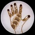 Henna-Mustervorlage Hand -  - indisch-pakistanischer Stil